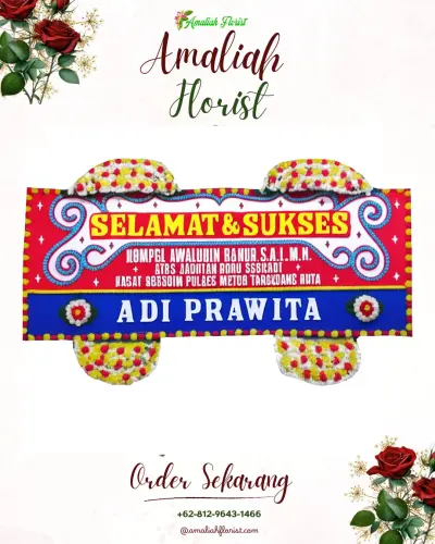 Karangan Bunga Ucapan Selamat di Seilale